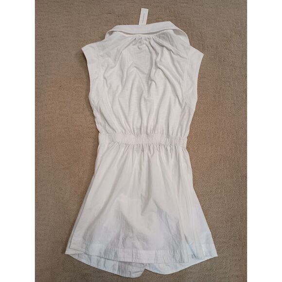 NWT Anthropologie Dress Womens Size Medium White Mini Cut Out - Picture 5 of 10